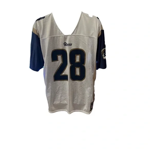 NFL football Jersey Marshall Faulk Rams authentic XL vintage #28 Reebok number28 - Picture 1 of 11
